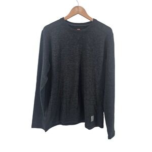 Rugged Elements Shirt Mens Medium Gray Durable Utility Long Sleeve Performance T